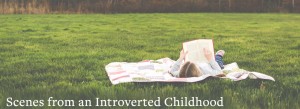 Child reading alone on picnic blanket in park | Scenes from an Introverted Childhood