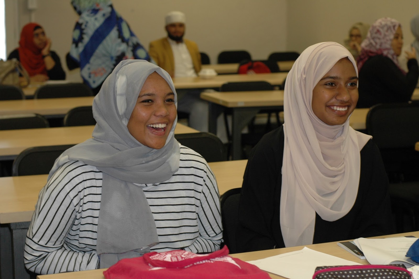 Yasmine Jacobs | two students laughing