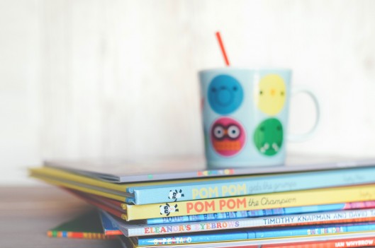 Children's books with a kids mug
