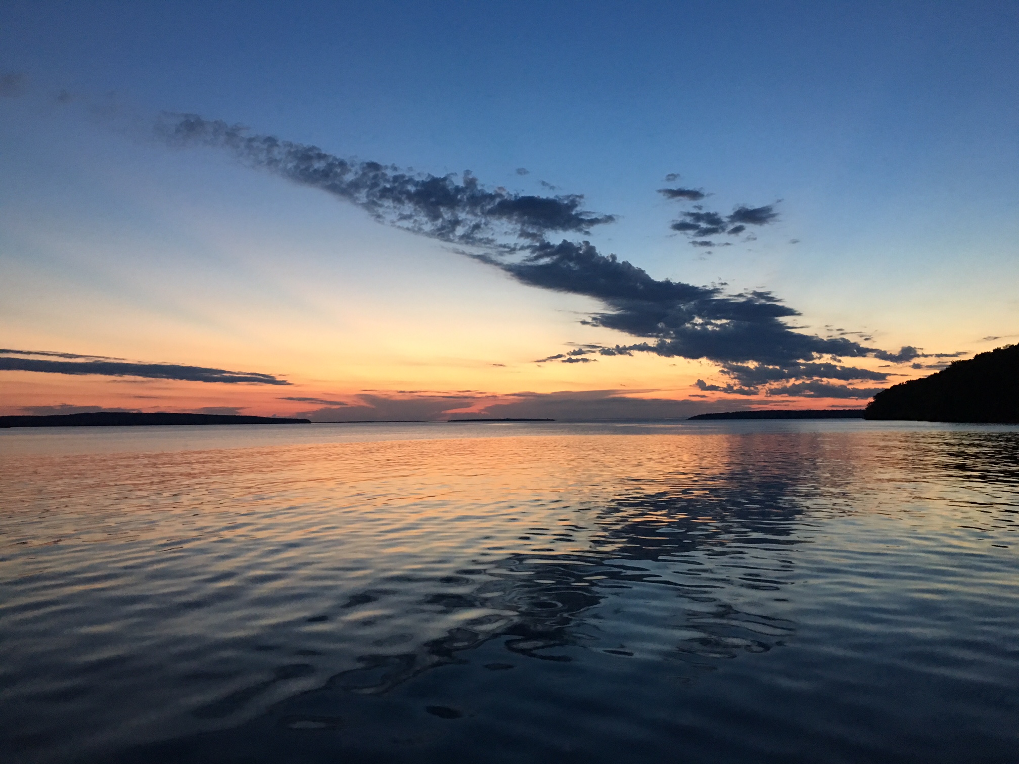 sunset water | Sailing Lesson | Jennifer Mattern
